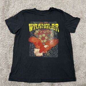 Wrangler Black Graphic Tee